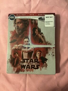 Star Wars: The Last Jedi, Blu-ray DVD, Exclusive Steelbook, 3-Disc Set. SEALED
